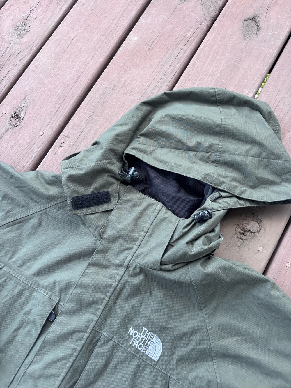 North Face Summit Series Gore-Tex Jacket Sz XL Olive - Picture 5 of 8